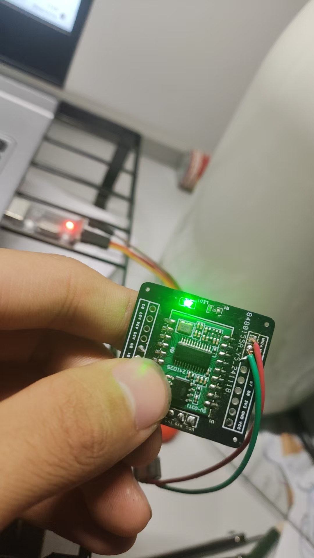 模块供电正常但无声音