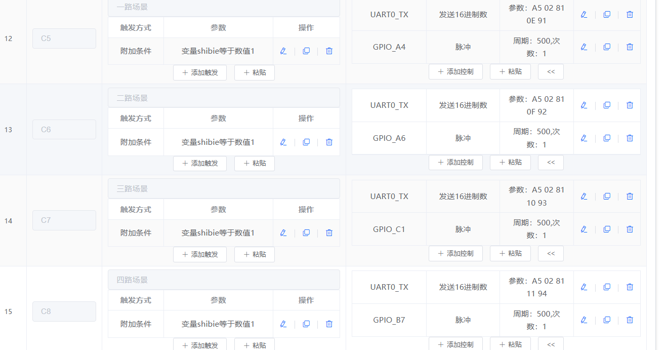 平台配置界面C5-C8