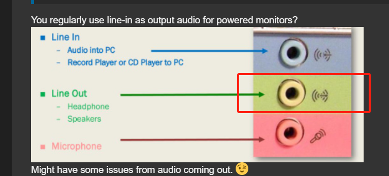 Line-In接口示意图