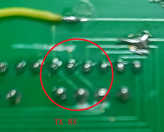 烧录脚线路问题示例