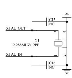 CI-73T晶振电路电容配置