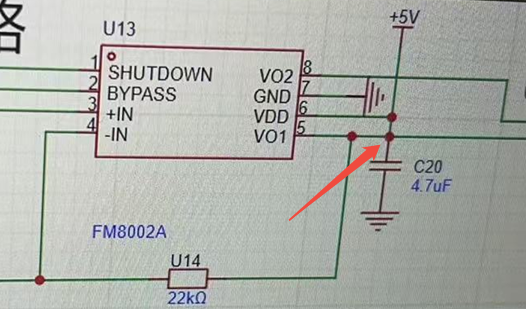 功放短路原理图