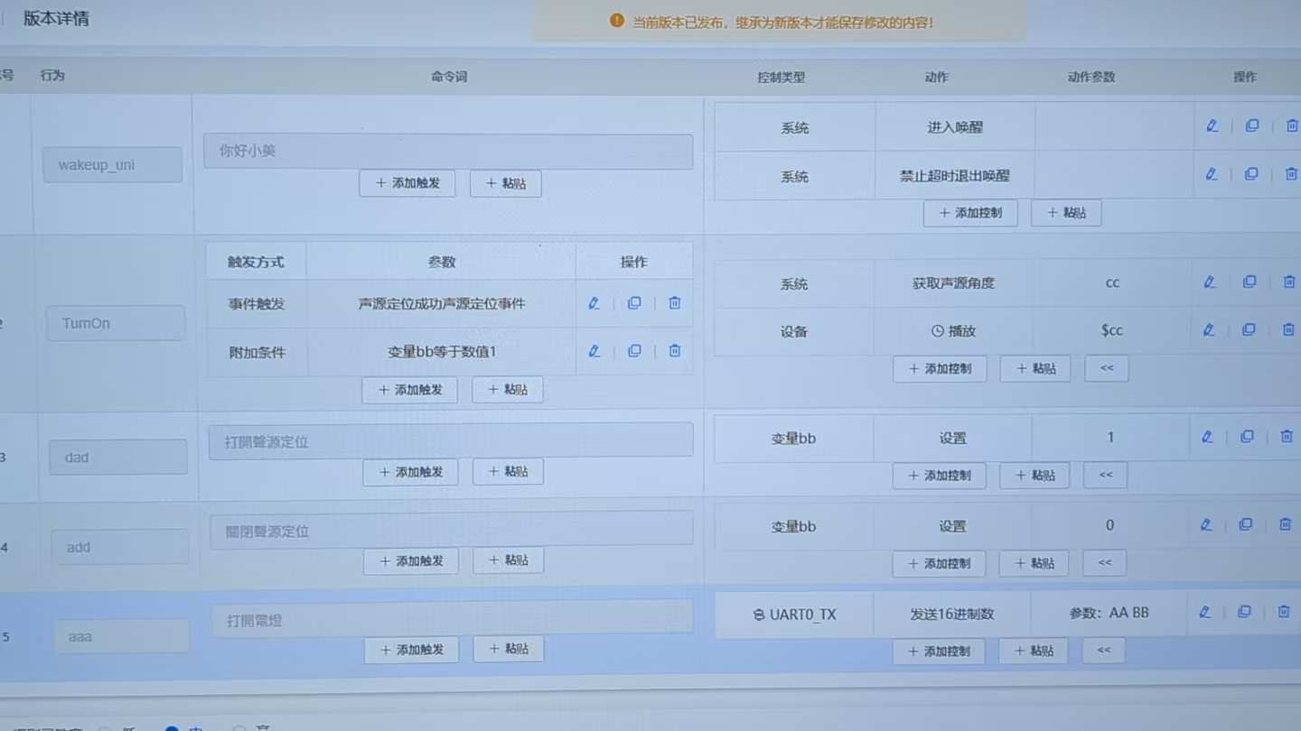 角度范围规则配置